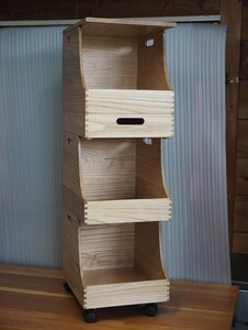 03_05_14 木製多段収納ボックスを重ねてみました。