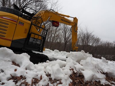 R04_03_24管理棟周辺の除雪状況です。